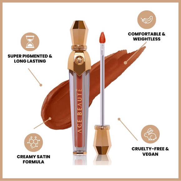 NIB - ACE BEAUTE POUT PERFECT LIQUID LIPSTICK - MANIFEST - Picture 4 of 5